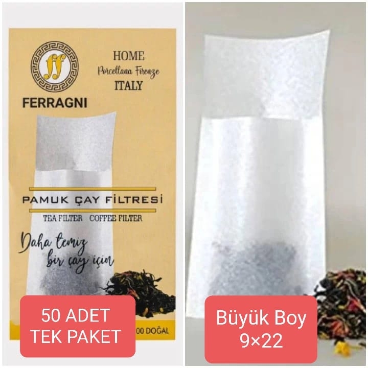 Çay%20Demleme%20Poşeti%20(Çay%20Filtresi)%20Tek%20Paket(50%20Adet)%20BÜYÜK%20BOY%20