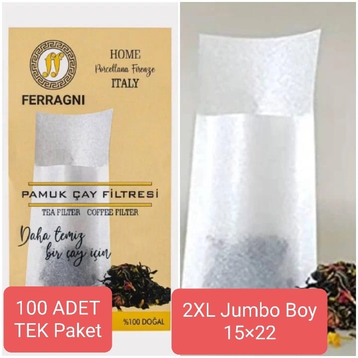 Çay%20Demleme%20Poşeti%20(Çay%20Filtresi)%20%202XL%20%20%20JUMBO%20BOY%20%20%20Tek%20Paket%20(100%20Adet)%20