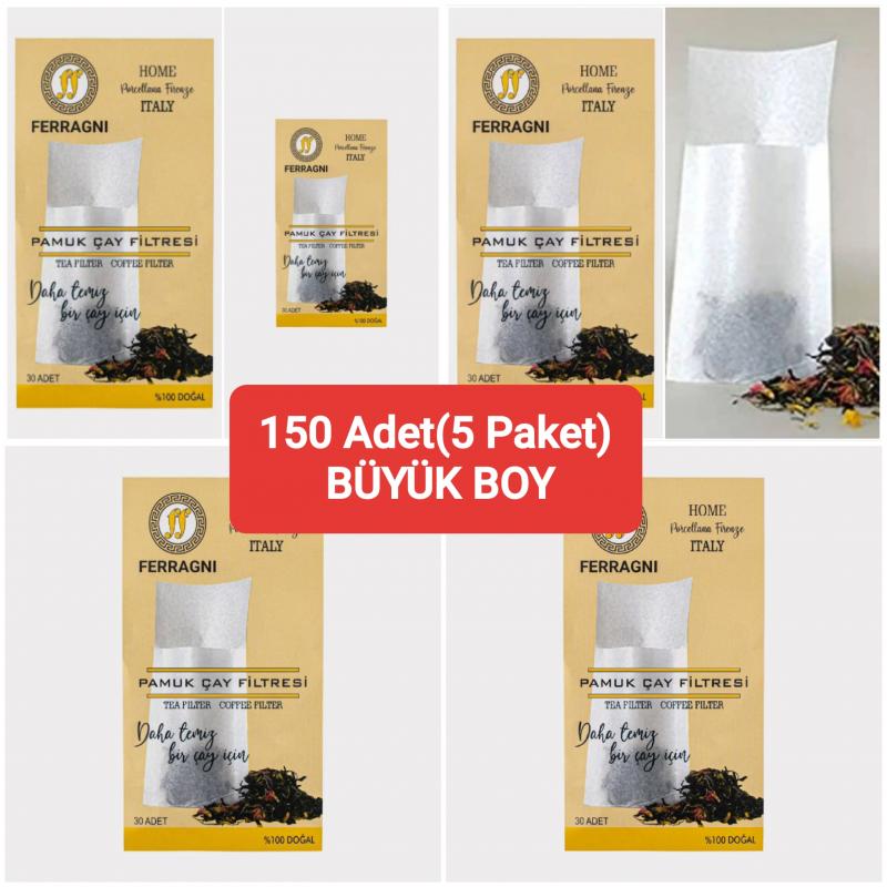 ÇAY%20ve%20KAHVE%20FİLTRESİ%205%20Paket%20(150%20Adet)%20BÜYÜK%20BOY%20